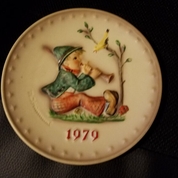 Vintage MJ Hummel 9th Annual Plate 1979 Hum272, Hand Painted, Porcelain 7.5 inch - Picture 1 of 2
